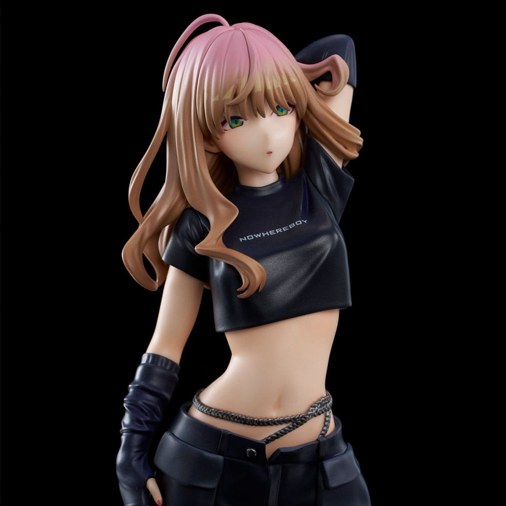 Statua in PVC della collezione Gridman Universe Zozo Black di Yume Minami, 24 cm