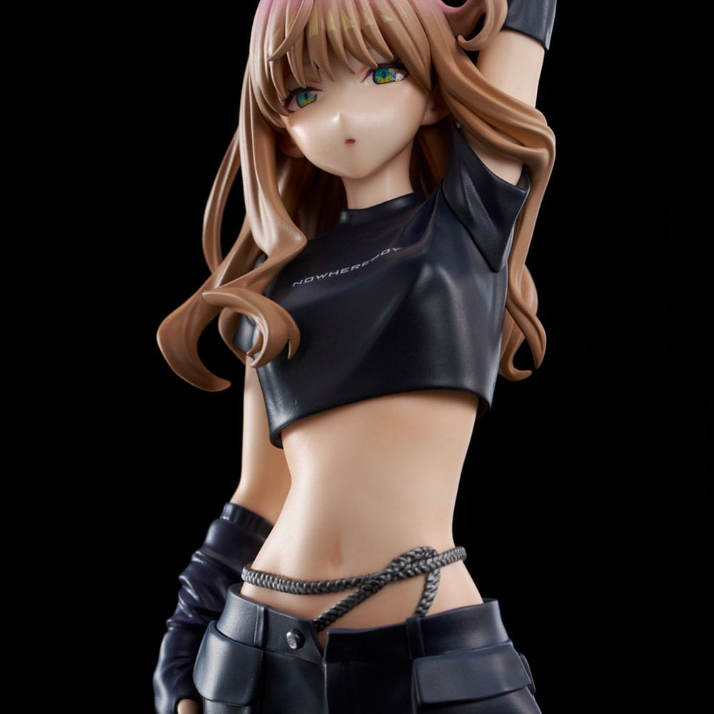 Statua in PVC della collezione Gridman Universe Zozo Black di Yume Minami, 24 cm