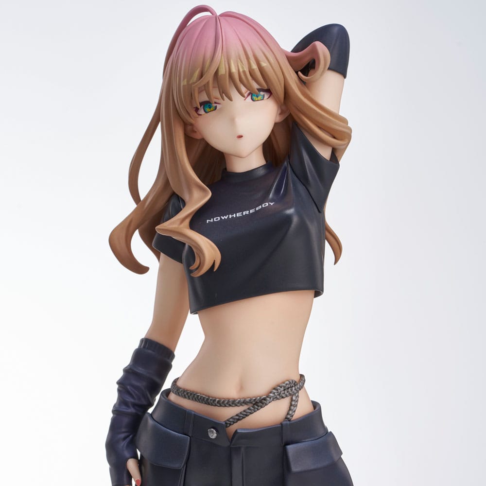 Statua in PVC della collezione Gridman Universe Zozo Black di Yume Minami, 24 cm