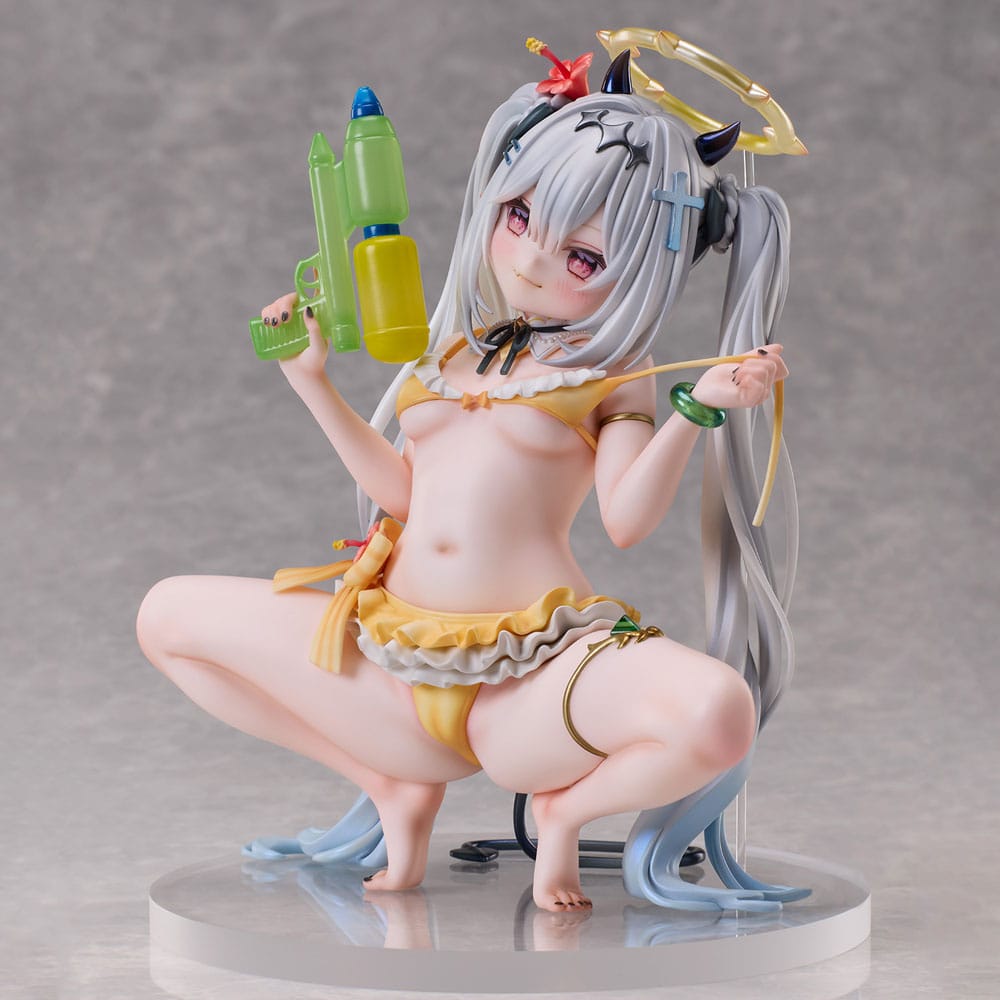 Original Character PVC Statue 1/6 Silver-Haired Girl Illustrated by Chihiro 18 cm