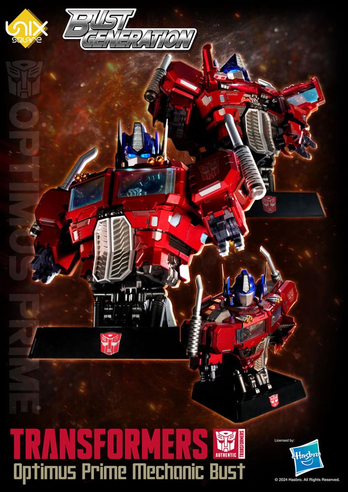 Transformers Bust Generation Action Figure Optimus Prime Mechanic Bust 16 cm