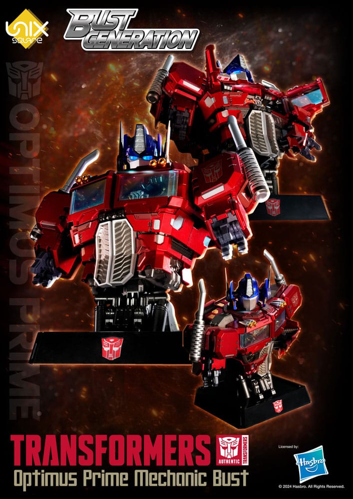 Transformers Bust Generation Action Figure Optimus Prime Mechanic Bust 16 cm