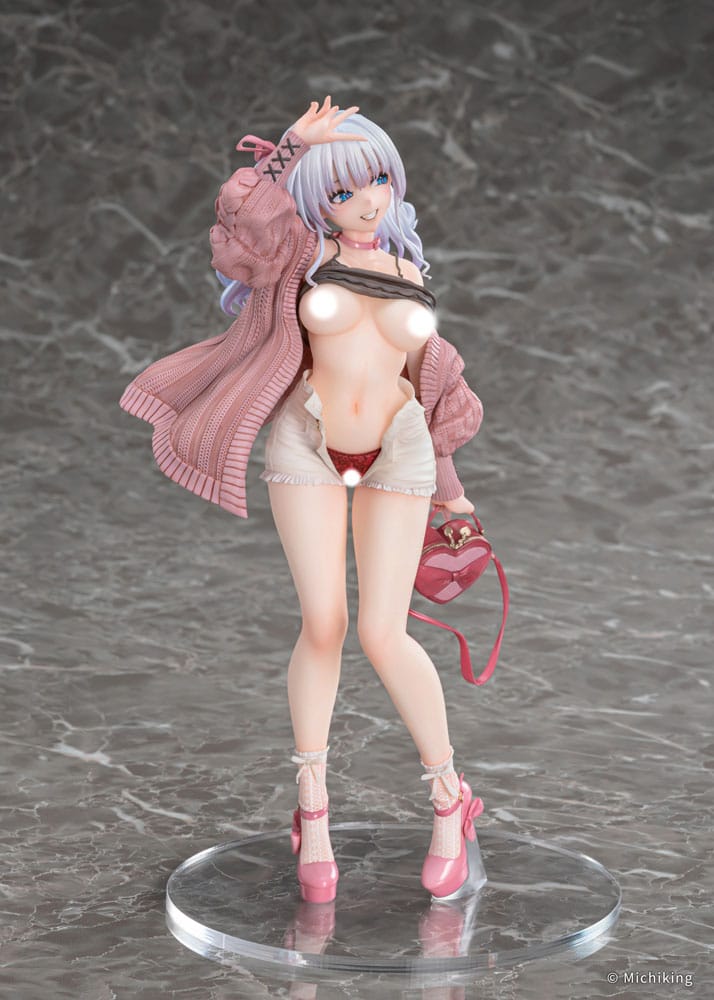 Original Character PVC Statue 1/6 Shion Passion Pink Illustration by Michiking 27 cm