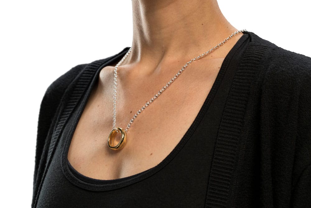 Lord of the Rings Tungsten Ring The One Ring (Gold Plated) Size 6