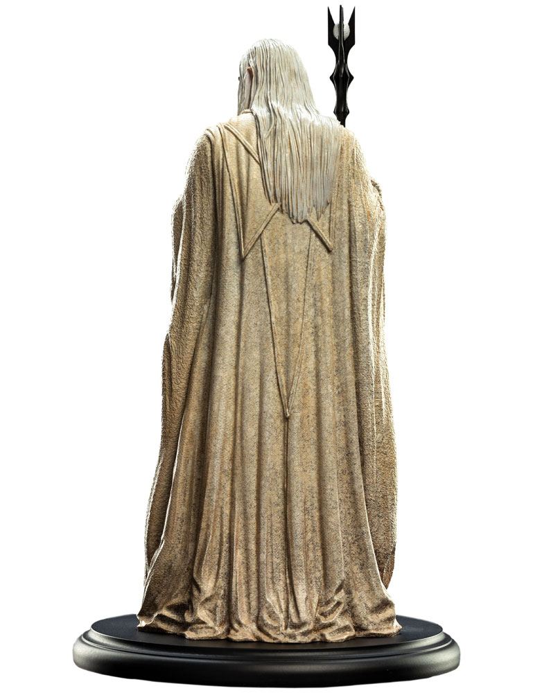 Statua del Signore degli Anelli Saruman il Bianco 19 cm