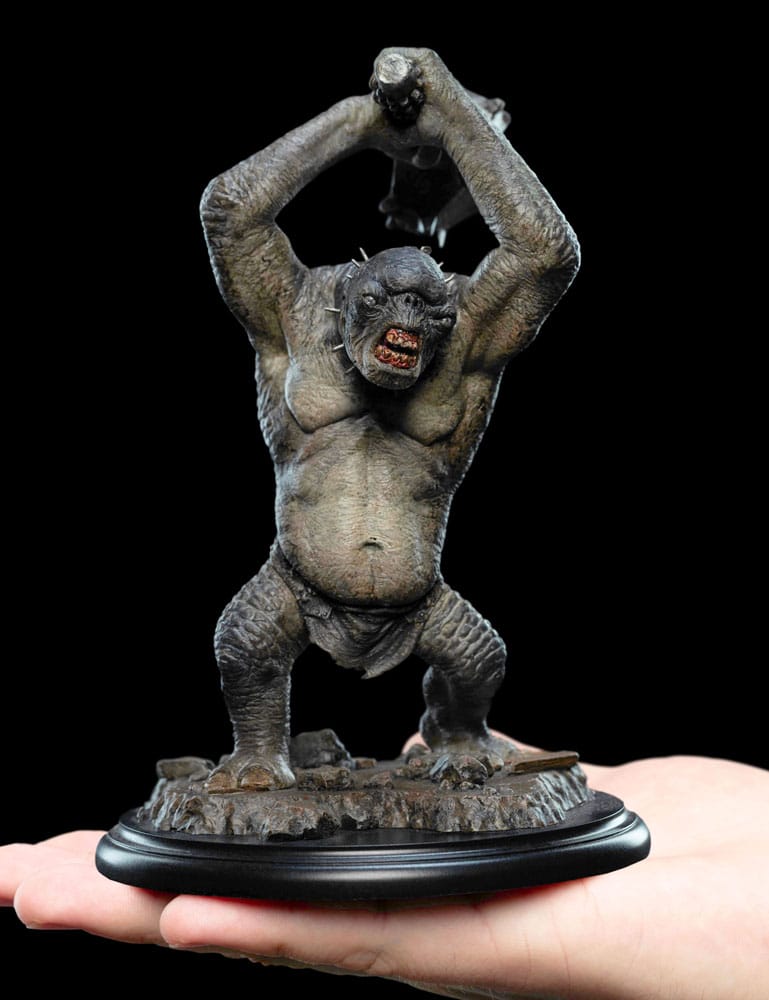 Mini statua del Signore degli Anelli Troll delle caverne 16 cm