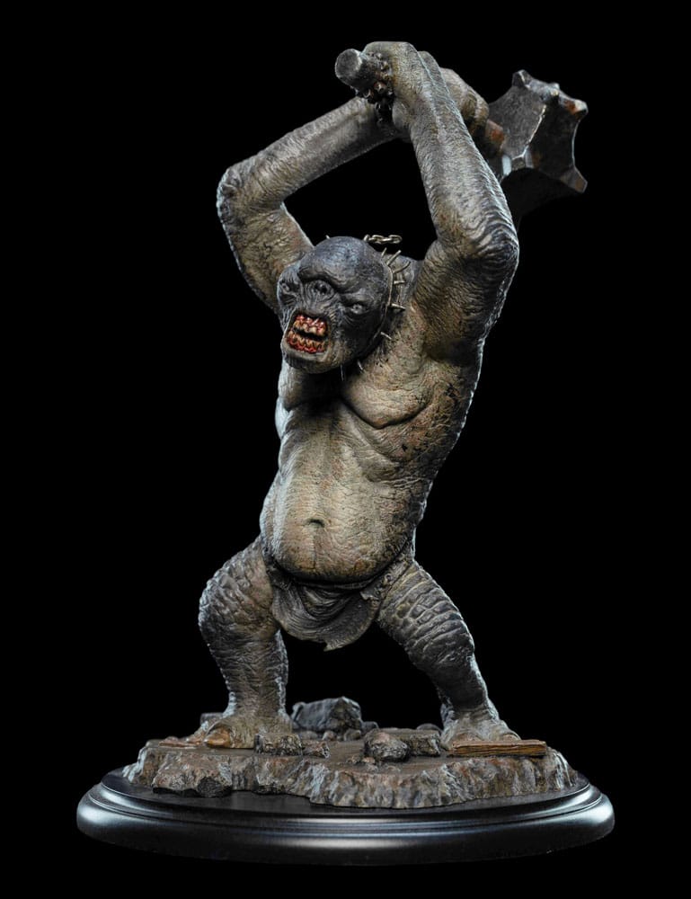 Mini statua del Signore degli Anelli Troll delle caverne 16 cm