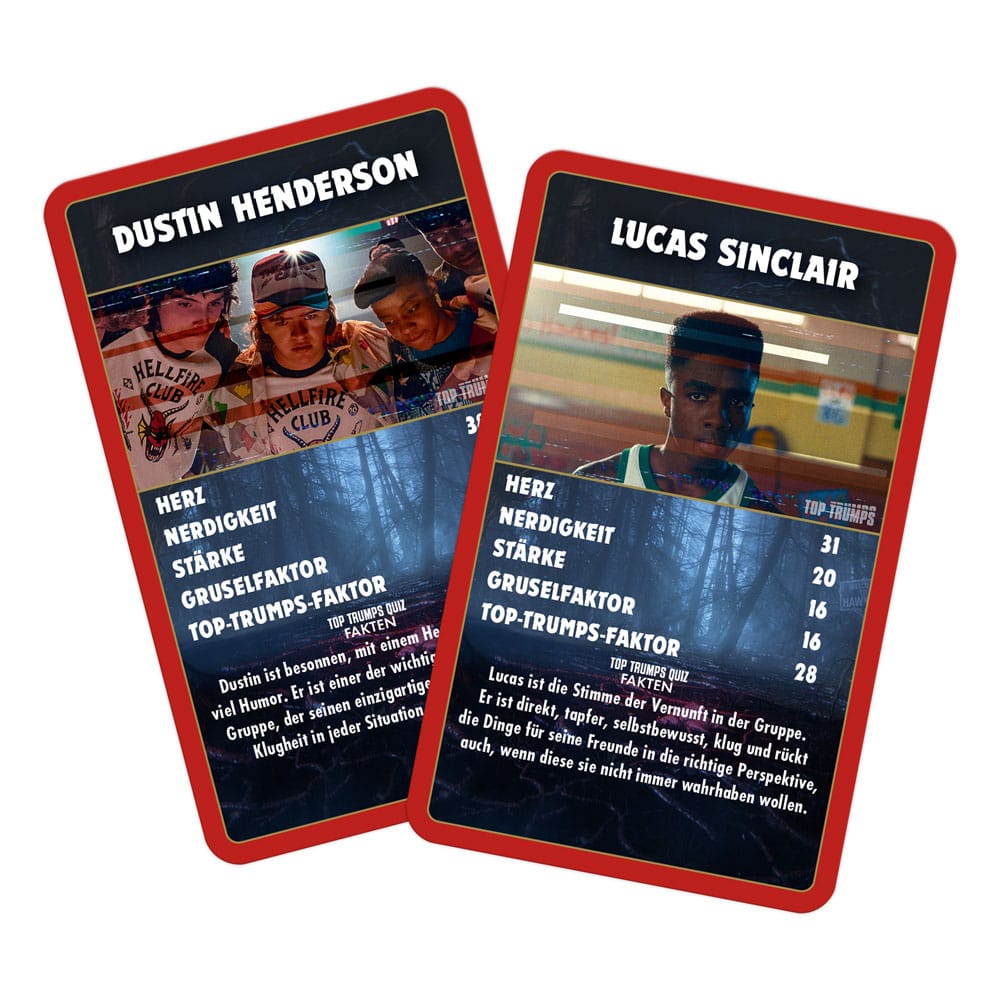 Stranger Things Card Game Top Trumps Collectables *German Version*