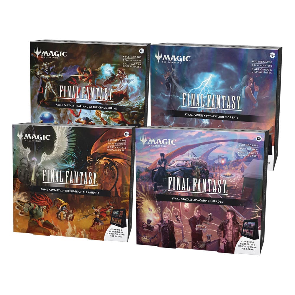 Magic the Gathering Final Fantasy Scene Box Display Pack 4 English