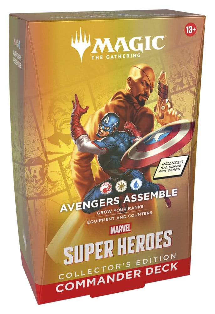 Magic the Gathering Marvel Super Heroes Collector's Edition Commander Decks Case Avengers Assemble