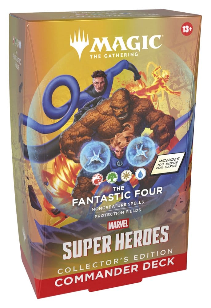 Magic the Gathering Marvel Super Heroes Collector's Edition Commander Decks Case FantasticFour