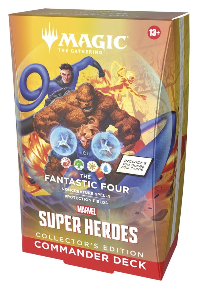 Magic the Gathering Marvel Super Heroes Collector's Edition Commander Decks Case FantasticFour