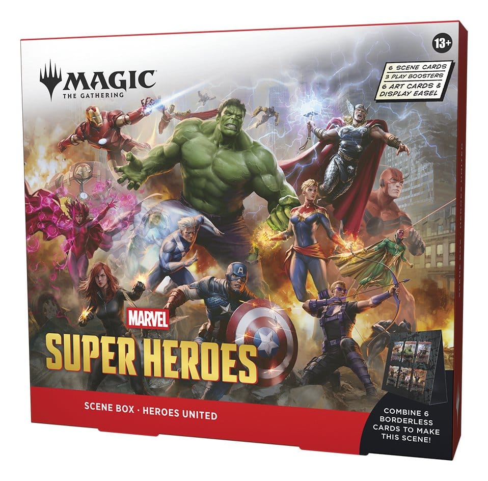 Magic the Gathering Marvel Super Heroes Scene Box Heroes United
