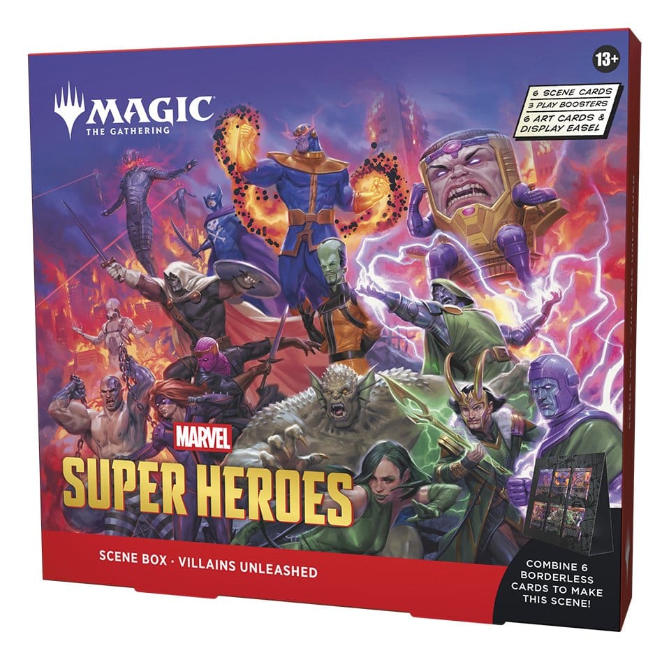 Magic the Gathering Marvel Super Heroes Scene Box Villains Unleashed