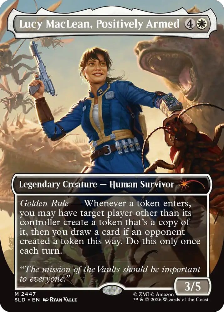 Magic the Gathering Secret Lair x Fallout: Beyond Vault 33 english