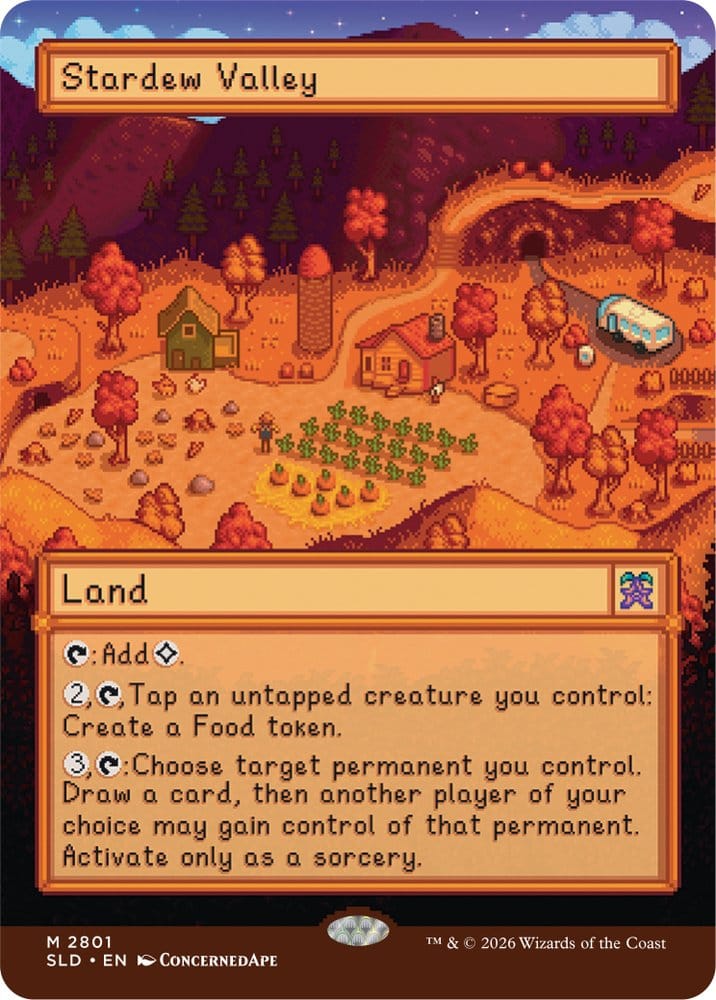 Magic the Gathering Secret Lair x Stardew Valley: Welcome to Stardew Valley *English Version*