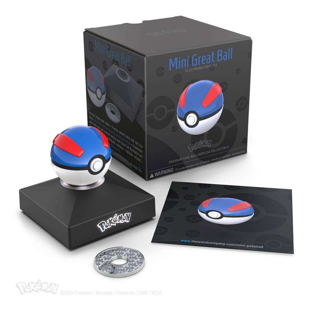 Replica pressofusa della Mini Great Ball di Pokémon
