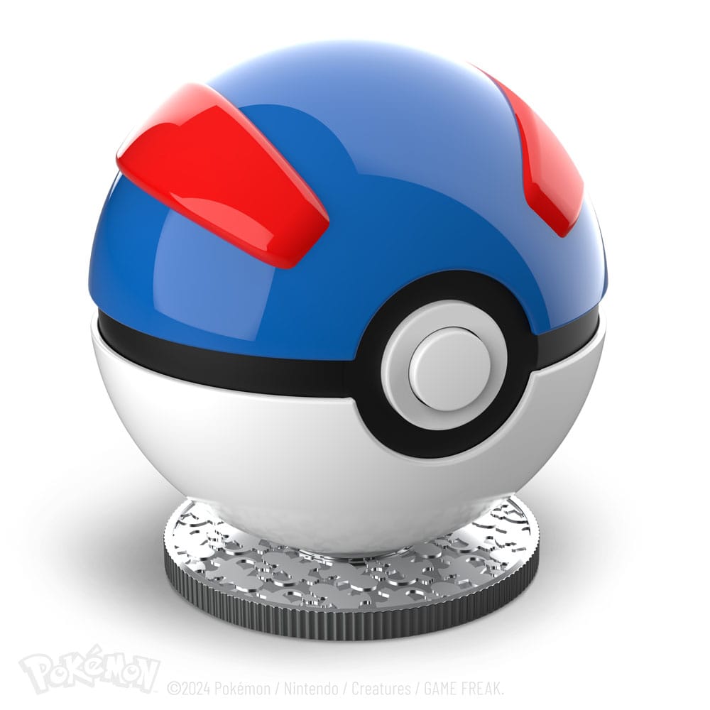 Replica pressofusa della Mini Great Ball di Pokémon
