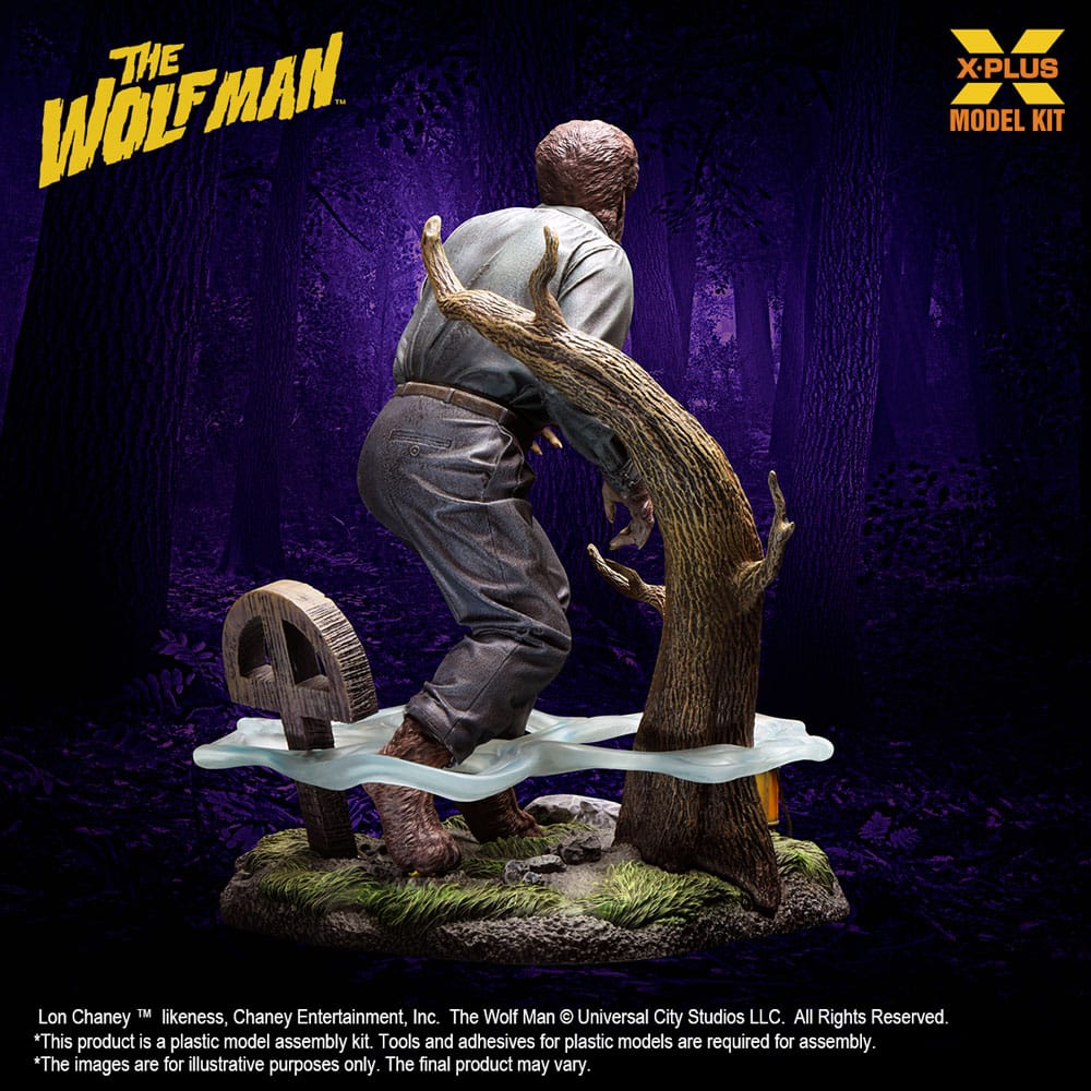 Wolf Man Plastic Model Kit 1/8 Lon Chaney Jr. as Wolf Man 22 cm