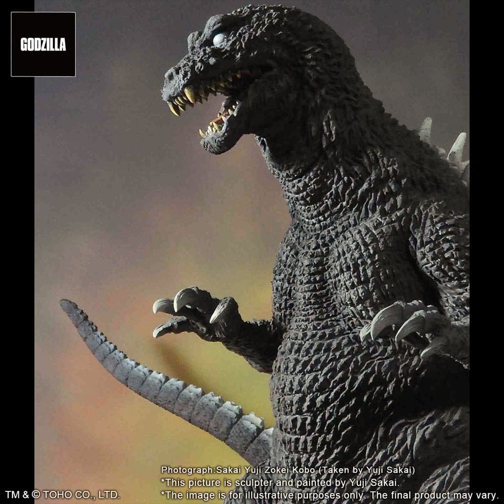 Godzilla 2001 Mothra and King Ghidorah: Giant Monsters All-Out Attac TOHO Yuji Sakai Modeling Collection PVC Statue Godzilla 28cm