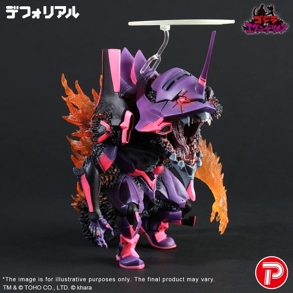 Godzilla vs. Evangelion Deforeal PVC Statue Test Type-01 Burning 