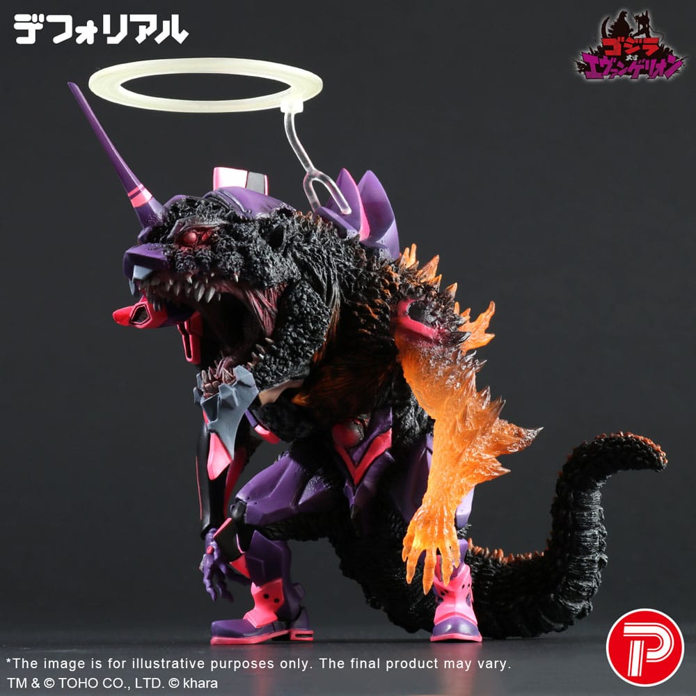 Godzilla vs. Evangelion Deforeal PVC Statue Test Type-01 Burning 