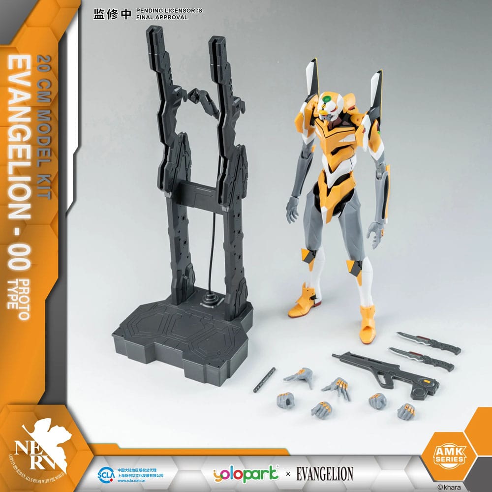 Neon Genesis Evangelion AMK Series Kit modello in plastica Eva-00 20 cm