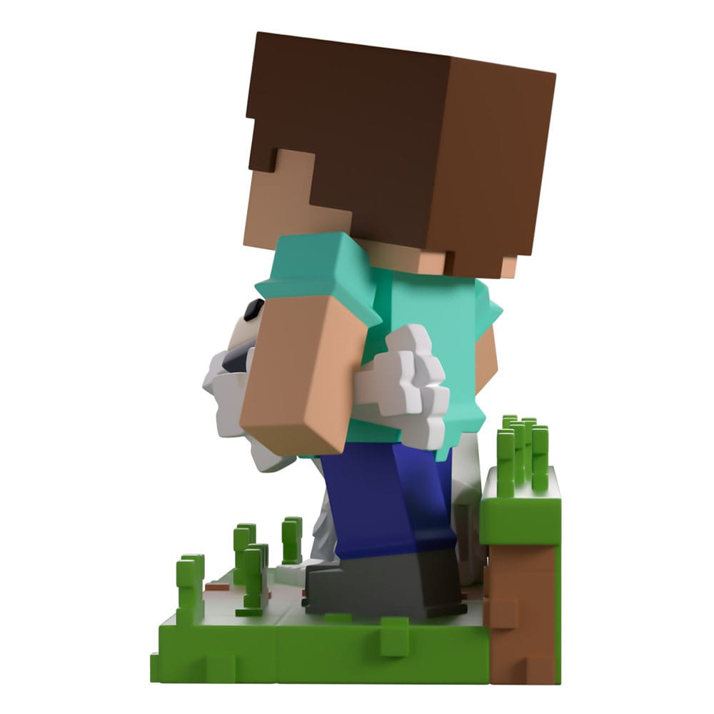 Minecraft Taming a Wolf vinyl figure 10 cm