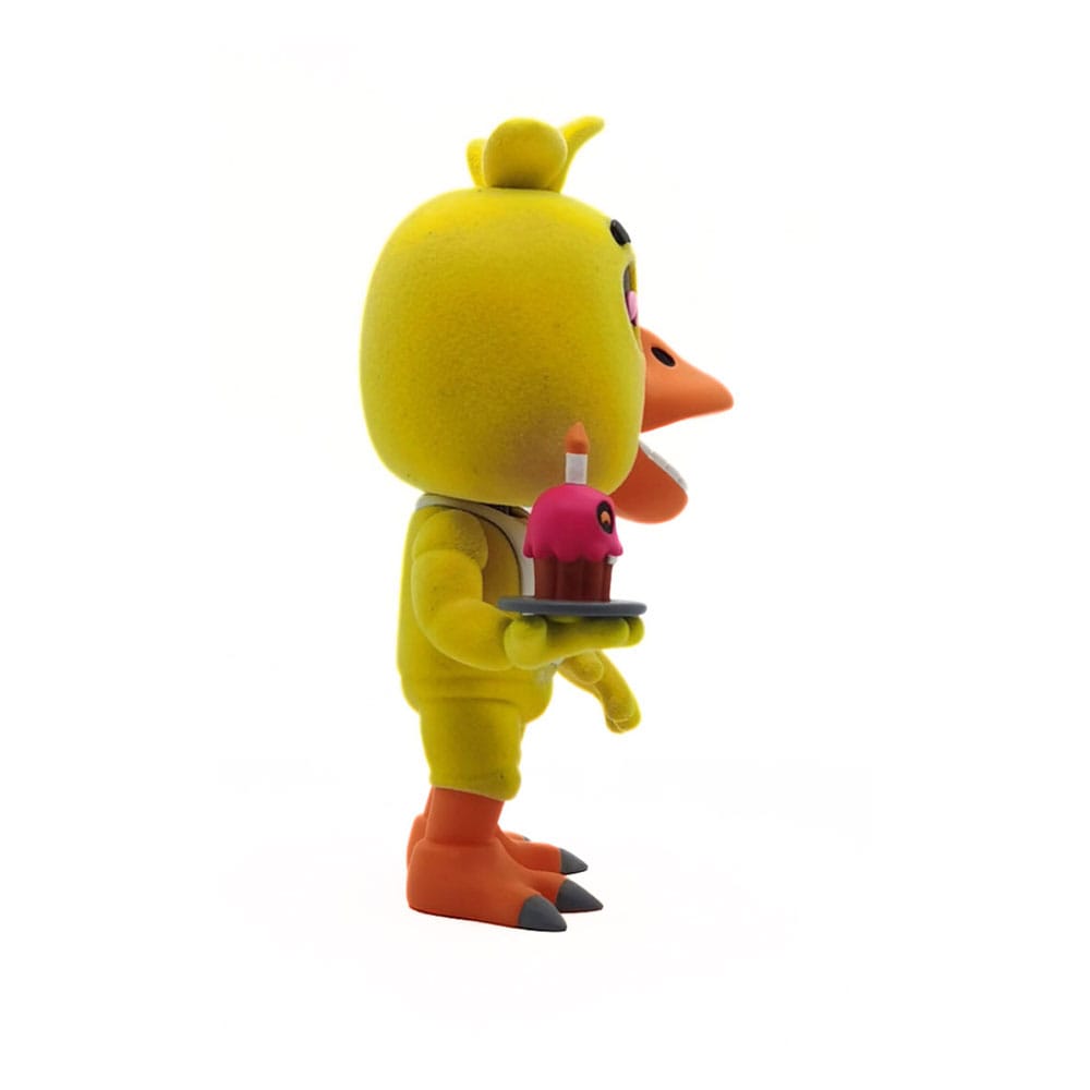Five Night's at Freddy - Figura in vinile Chica floccata, 12 cm
