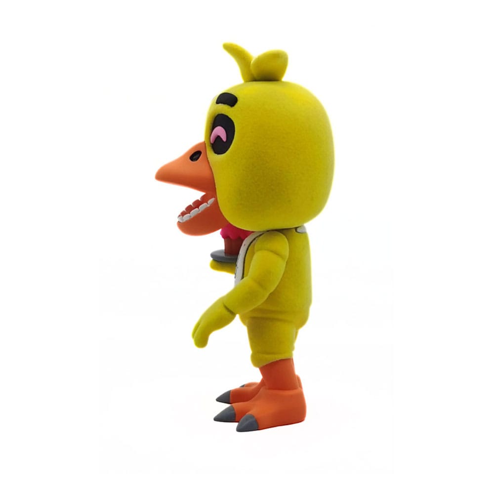 Five Night's at Freddy - Figura in vinile Chica floccata, 12 cm