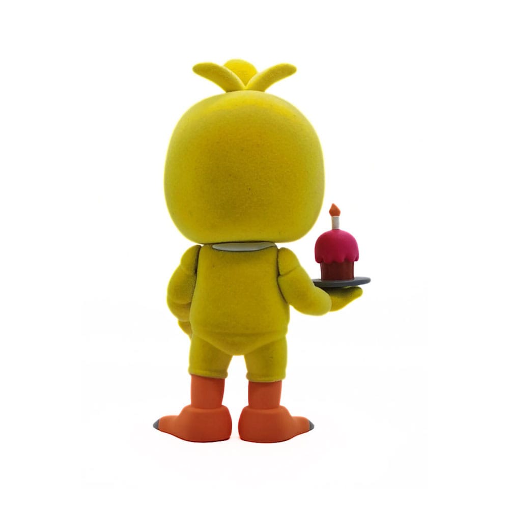 Five Night's at Freddy - Figura in vinile Chica floccata, 12 cm