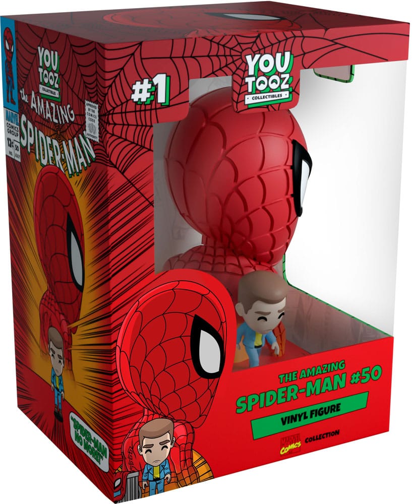 Diorama in vinile Marvel Spider-Man Peter Parker 11 cm