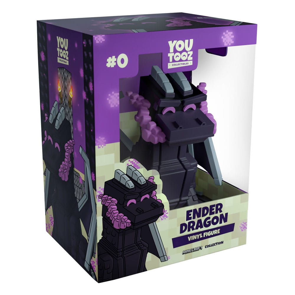 Figura in vinile Minecraft Haunted Ender Dragon 10 cm