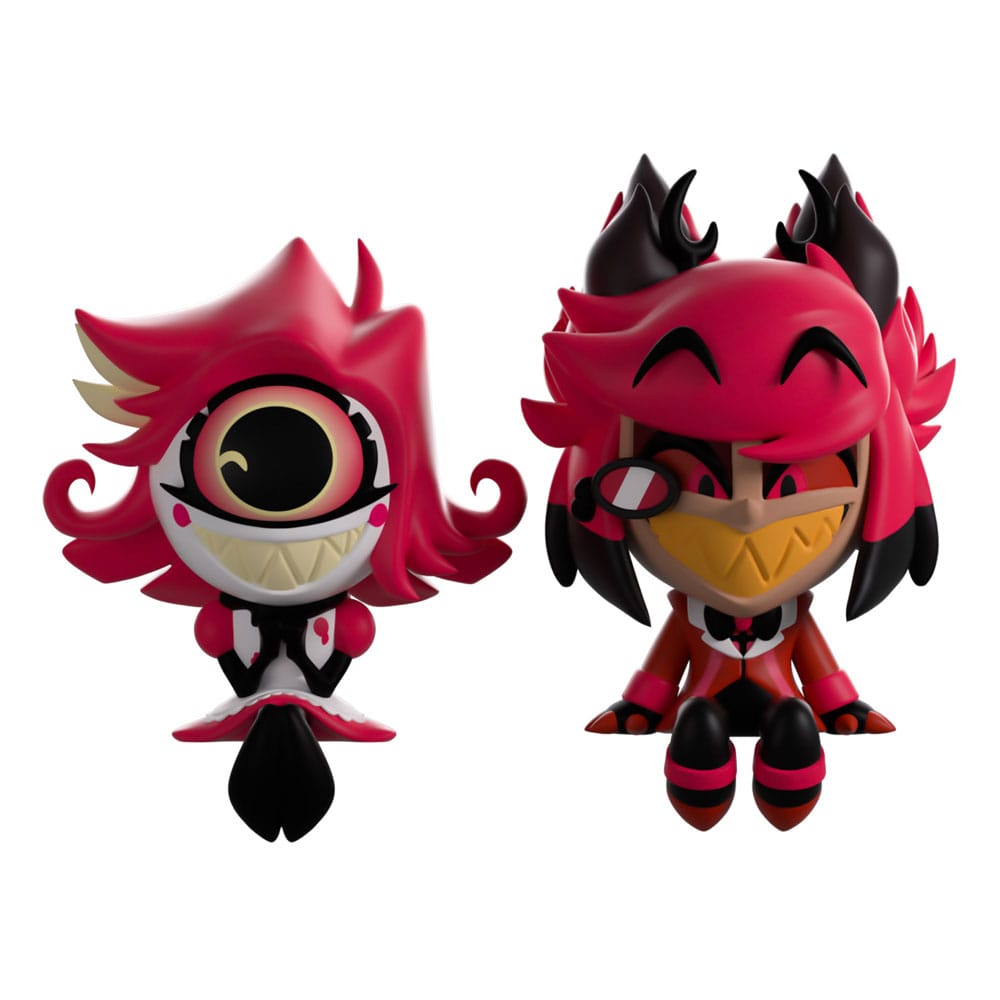 Hazbin Hotel Alastor &amp; Niffty Monitor Buddiez Vinyl Figures