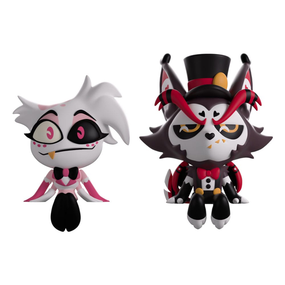 Hazbin Hotel Vinyl Figures Angel Dust &amp; Husk Monitor Buddiez
