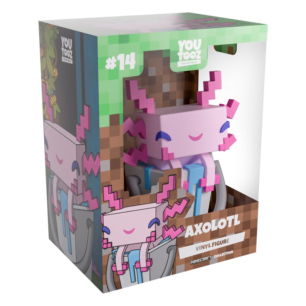 Minecraft Axolotl Vinyl Figure 10cm