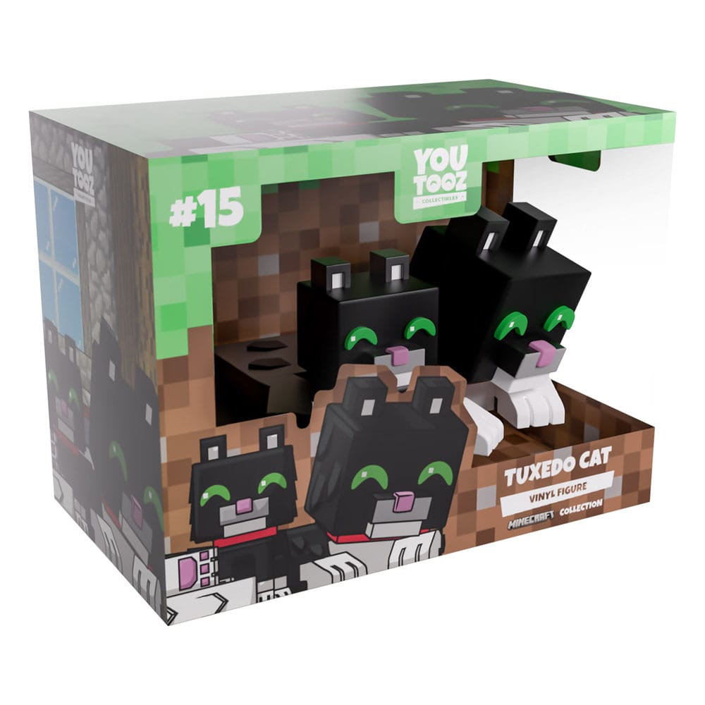 Minecraft Tuxedo Cat Vinyl Figure 6cm