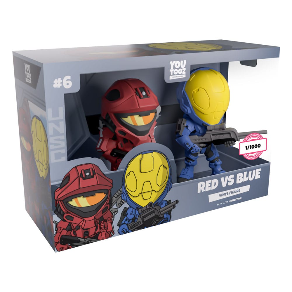 Halo Vinyl Figures 2-Pack Red vs Blue 11 cm