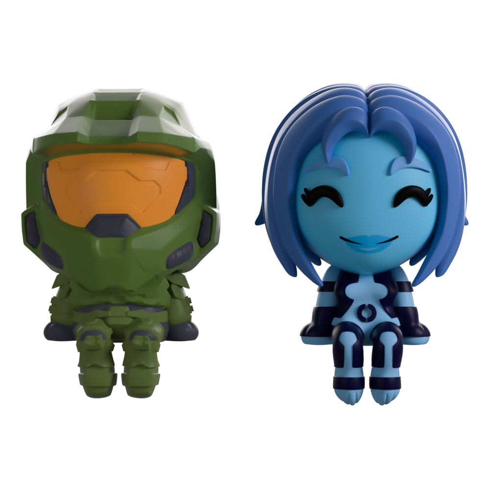 Halo The Master Chief &amp; Cortana Monitor Buddiez Vinyl Figures